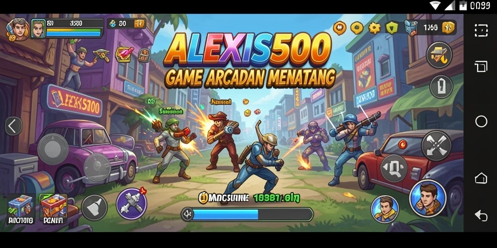 Tangkapan layar ALEXIS500 menampilkan gameplay seru dan penuh aksi.