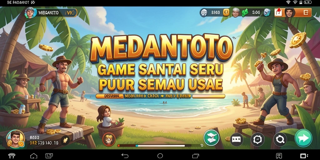 Tampilan seru gameplay MEDANTOTO dengan banyak tantangan.